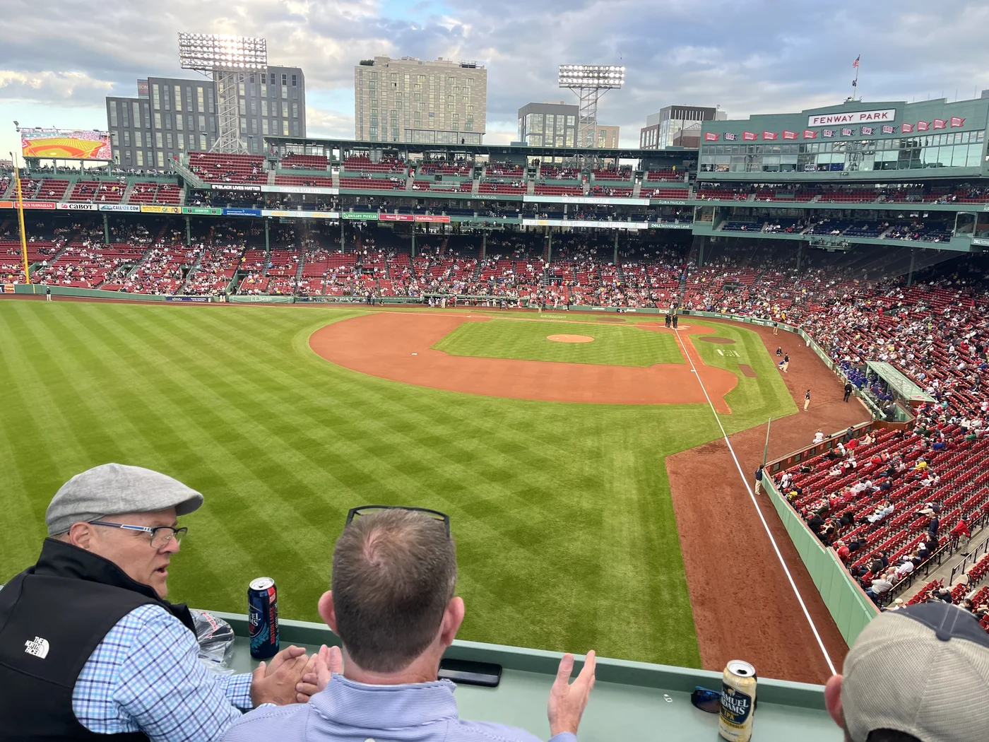 Ezra’s view over Fenway Park